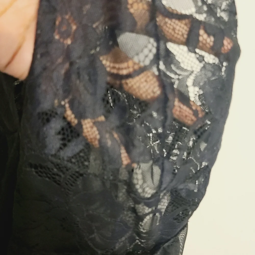 Avidlove | Women's Black Lace Chemise or Teddy (Size XL)